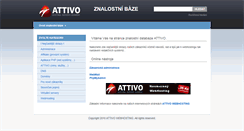 Desktop Screenshot of kb.attivo.eu